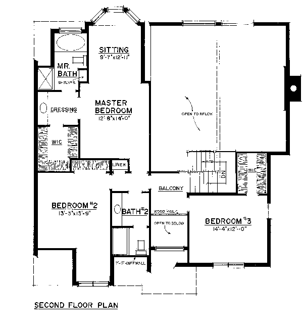 House Plan 86043 Level Two