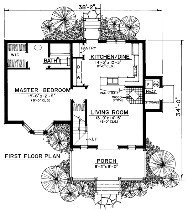 House Plan 86052 Level One