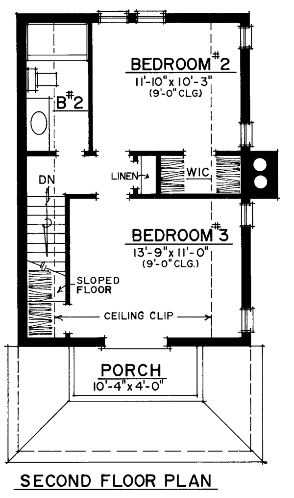 House Plan 86052 Level Two