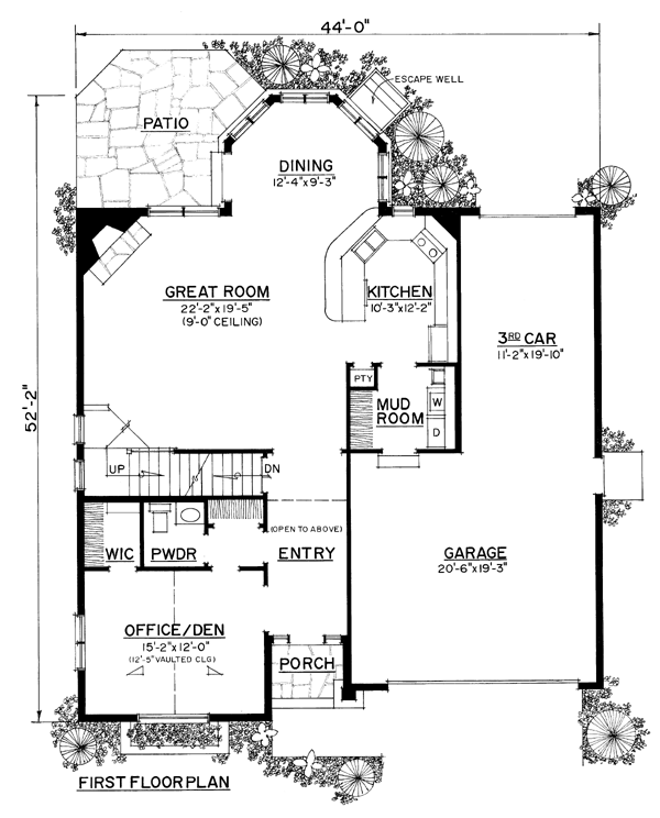 House Plan 86073 Level One