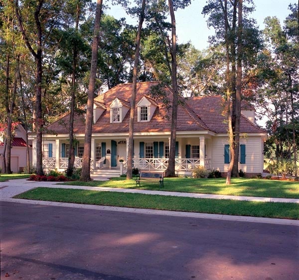 Country, Southern Plan with 3102 Sq. Ft., 4 Bedrooms, 4 Bathrooms Elevation