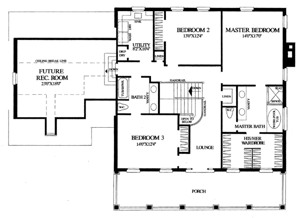 House Plan 86120 Level Two