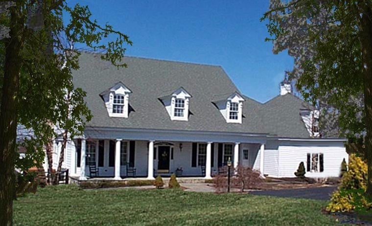 Farmhouse Plan with 2179 Sq. Ft., 3 Bedrooms, 3 Bathrooms, 2 Car Garage Picture 3