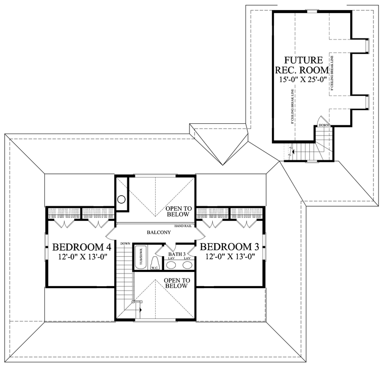 House Plan 86189 Level Two