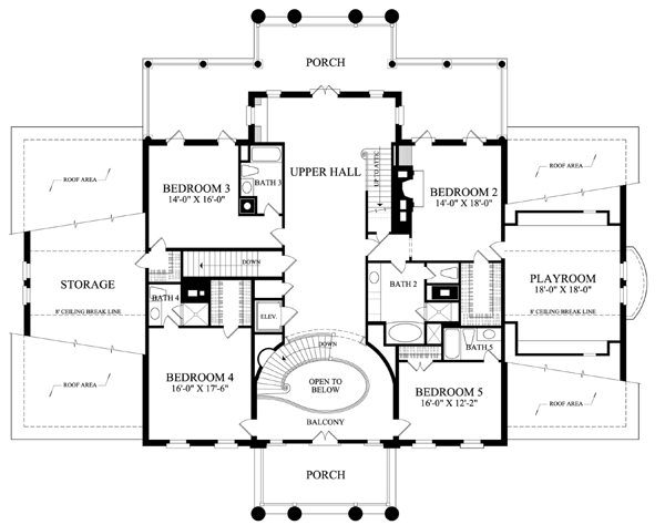 House Plan 86337 Level Two