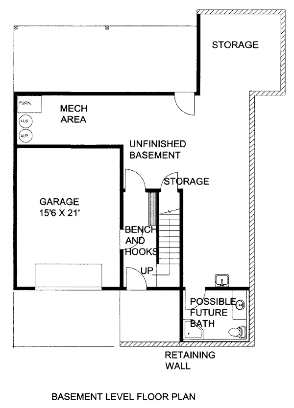 House Plan 86506 Lower Level