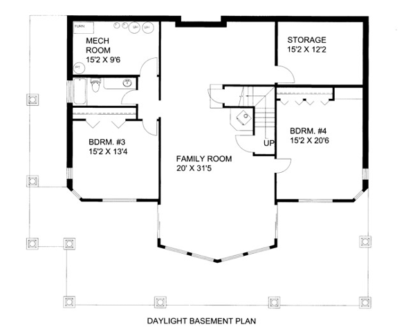 House Plan 86540 Lower Level