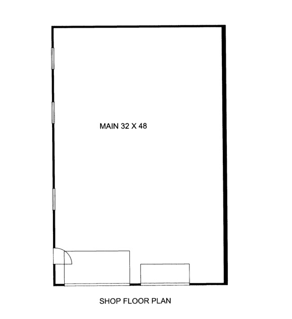 Garage Plan 86576 - 4 Car Garage Level One