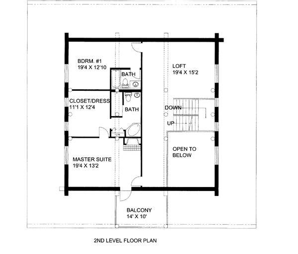 House Plan 86607 Level Two