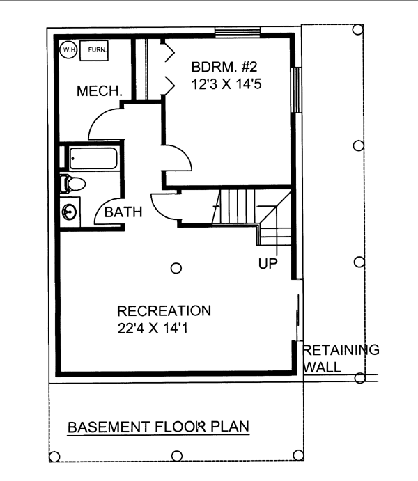 House Plan 86608 Lower Level