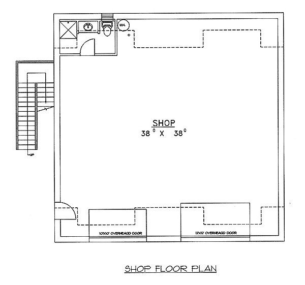 Garage Plan 86713 - 4 Car Garage Level One
