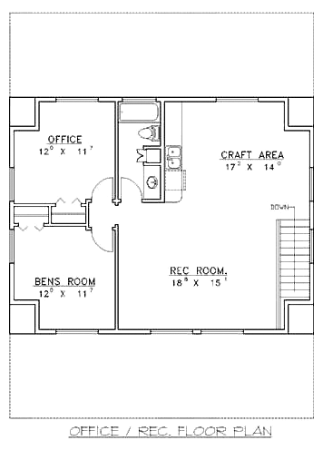 Garage Plan 86898 - 4 Car Garage Apartment Level Two