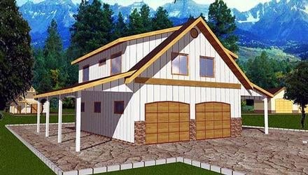 Plan 86898 - 970 Square Feet