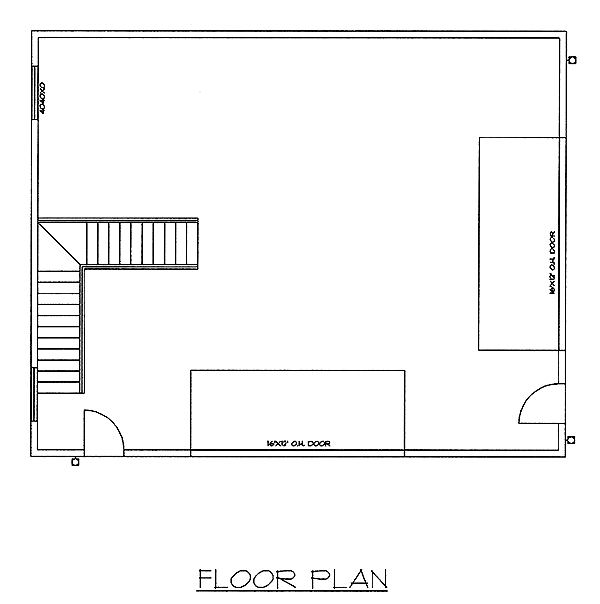 Garage Plan 86899 - 3 Car Garage Level One