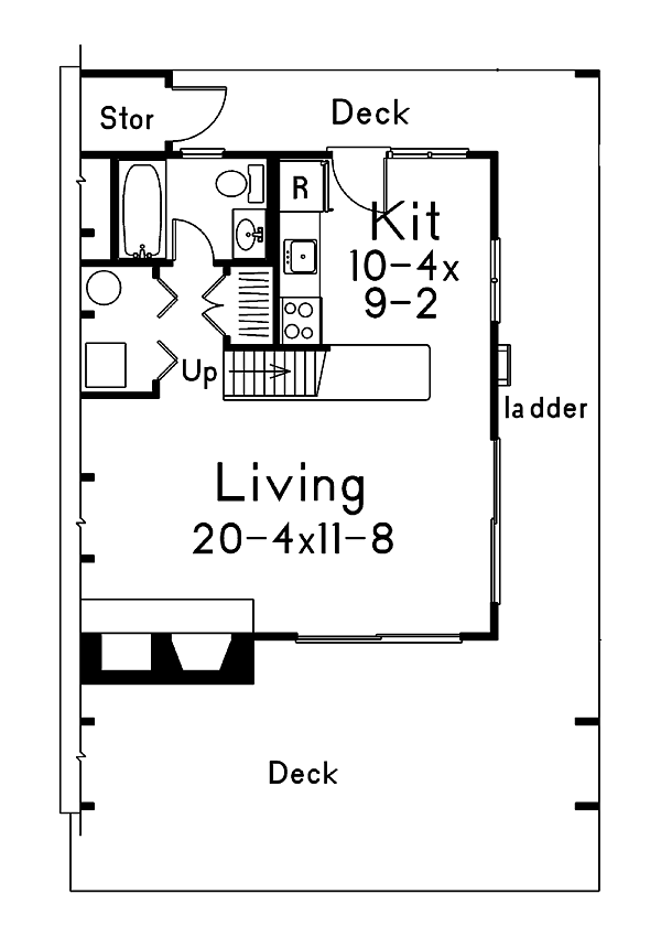 House Plan 86952 Level One