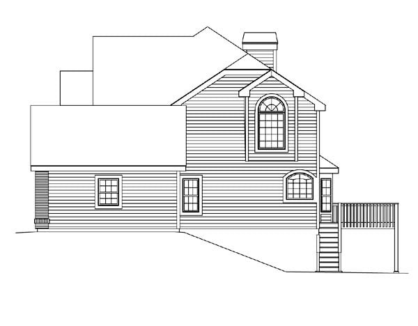 Traditional Plan with 2614 Sq. Ft., 4 Bedrooms, 3 Bathrooms, 2 Car Garage Picture 3