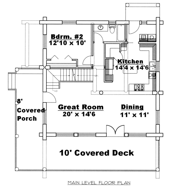 House Plan 87162 Level One