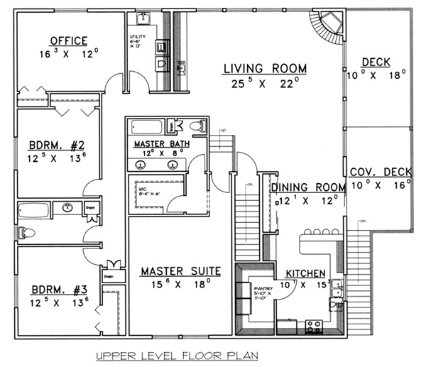 Garage Plan 87186 - 3 Car Garage Apartment Level Two