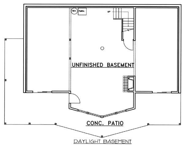 House Plan 87198 Lower Level