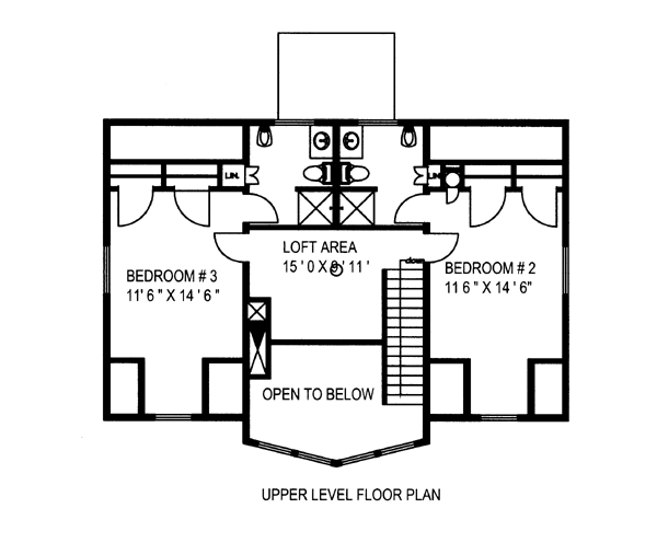 House Plan 87267 Level Two