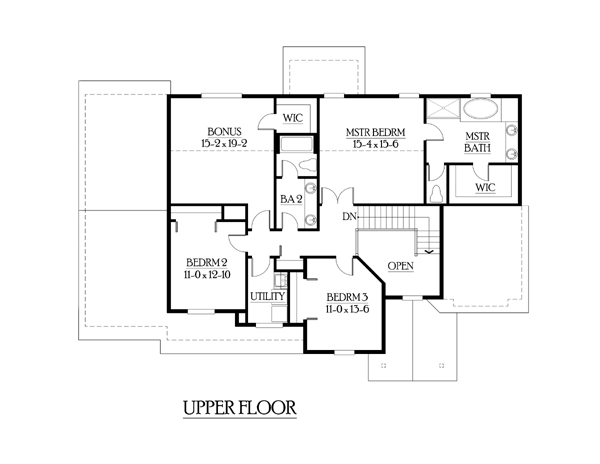 House Plan 87432 Level Two