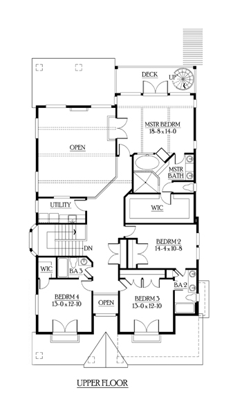 House Plan 87558 Level Two