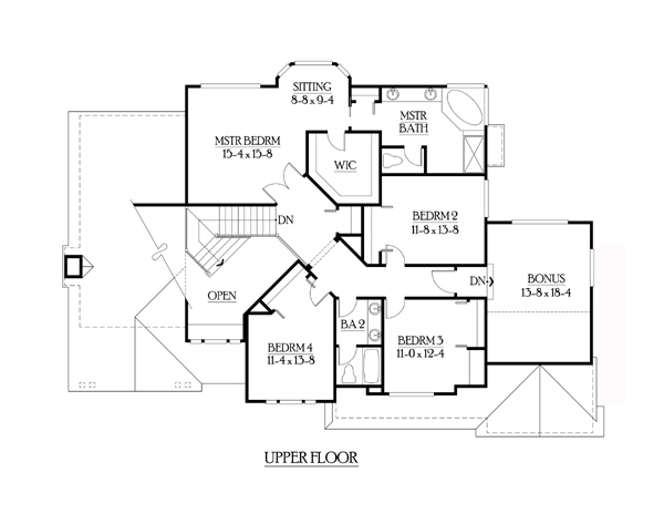 House Plan 87665 Level Two