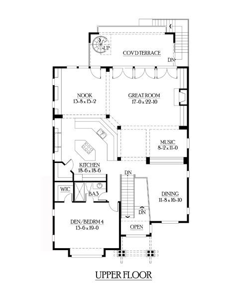 House Plan 87667 Level Two