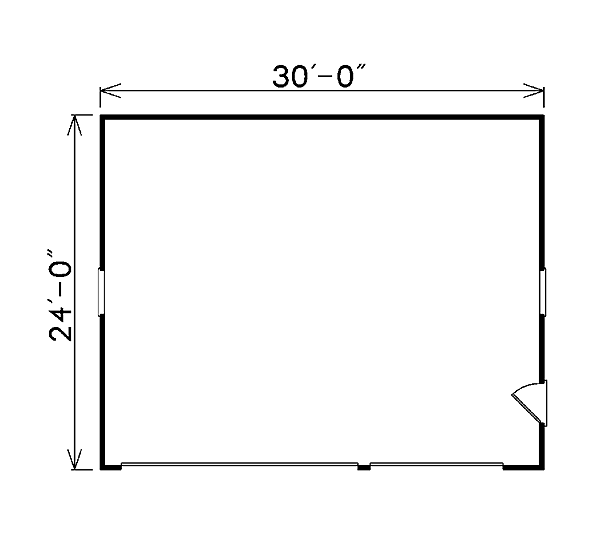 Garage Plan 87847 - 3 Car Garage Level One