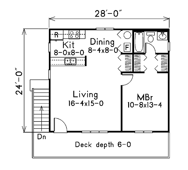 House Plan 87885 Level One
