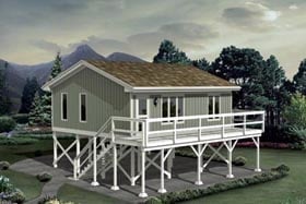 Plan 87885 - 672 Square Feet