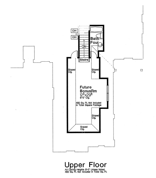 House Plan 89405 Level Two