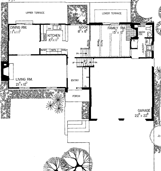House Plan 90202 Level One
