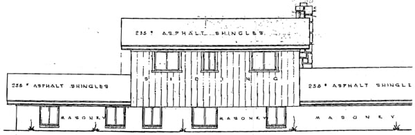House Plan 90418 Rear Elevation