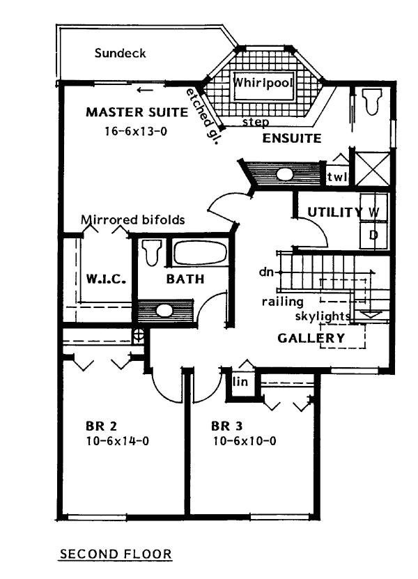 House Plan 90858 Level Two