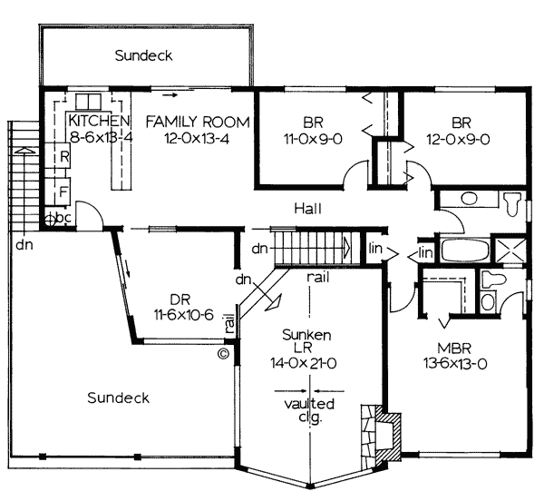 Plan 90912 | Contemporary Style with 4 Bed, 3 Bath, 2 Car Garage