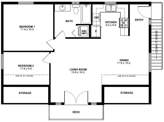 Garage Plan 90941 - 3 Car Garage Apartment Level Two