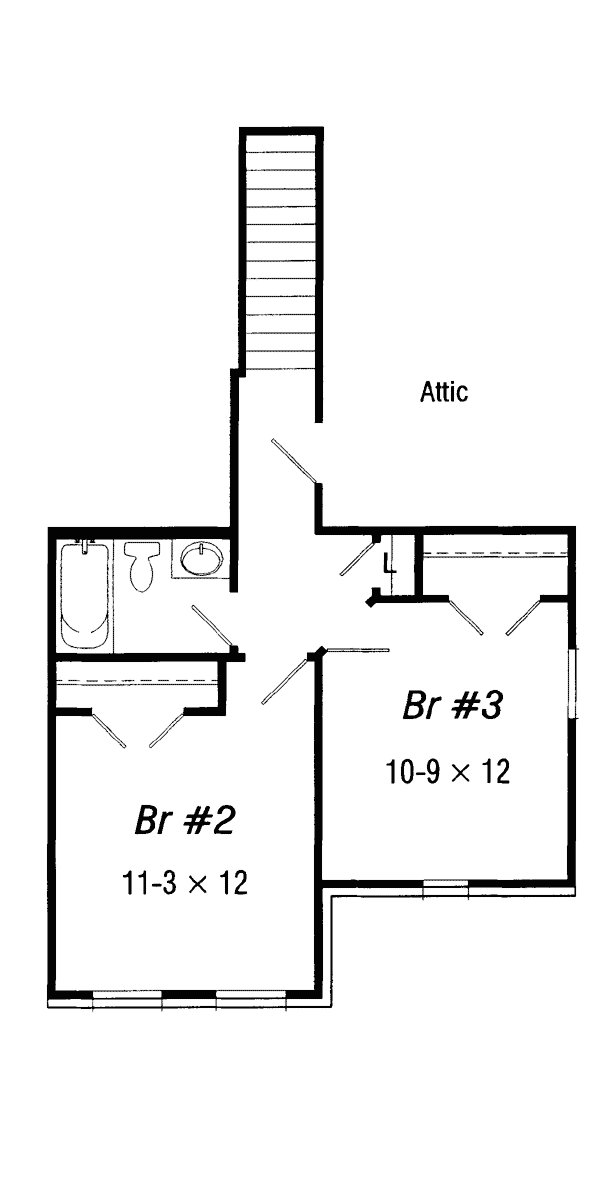 House Plan 91146 Level Two