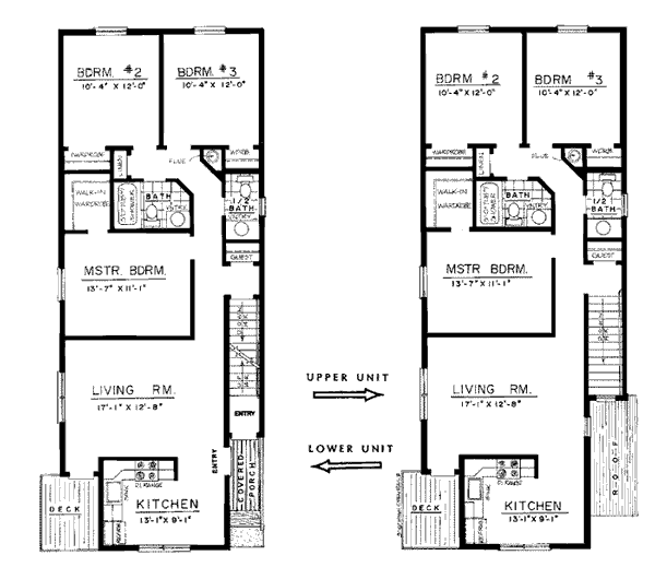 Multi-Family Plan 91320 Level One