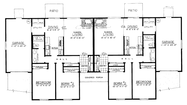 Multi-Family Plan 91333 Level One
