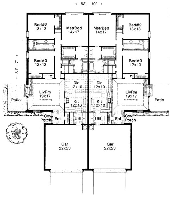 Multi-Family Plan 92291 Level One