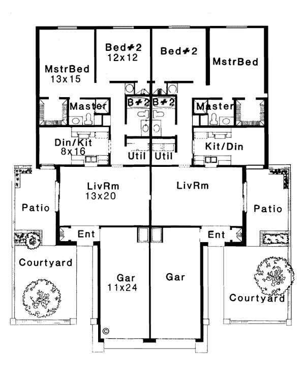 Multi-Family Plan 92293 Level One