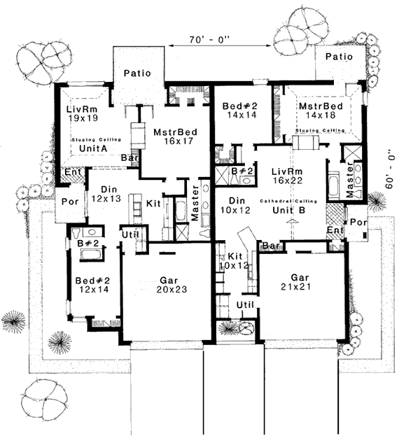 Multi-Family Plan 92298 Level One