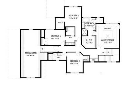 House Plan 92309 Level Two