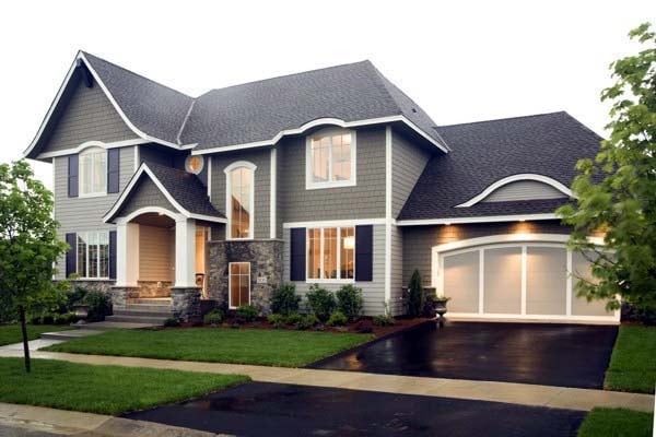 Plan with 3797 Sq. Ft., 4 Bedrooms, 5 Bathrooms, 3 Car Garage Picture 11