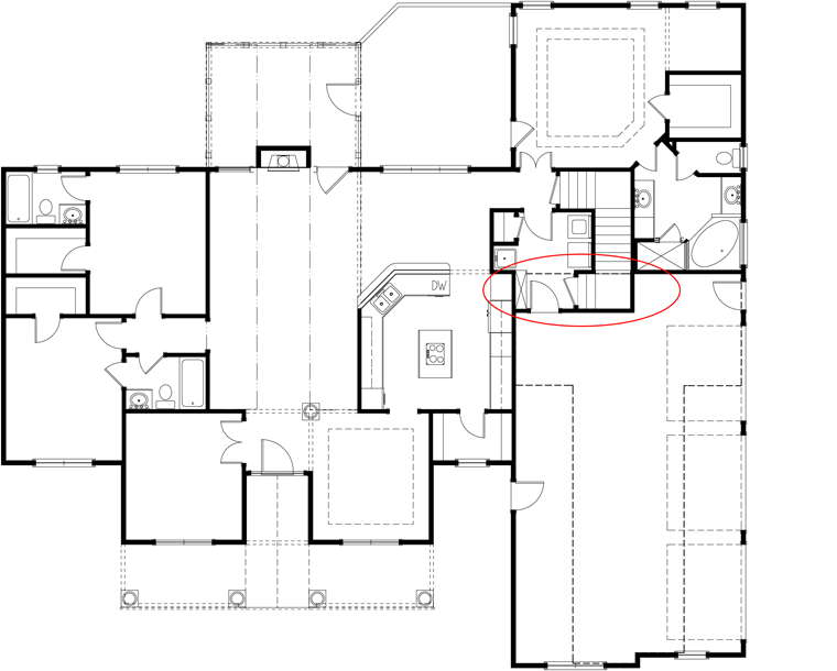 House Plan 92444 Alternate Level One