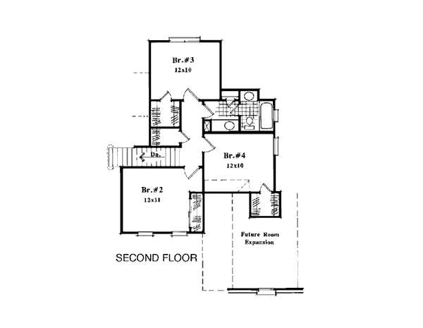 House Plan 93436 Level Two