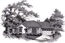 Plan 93454 - 1388 Square Feet