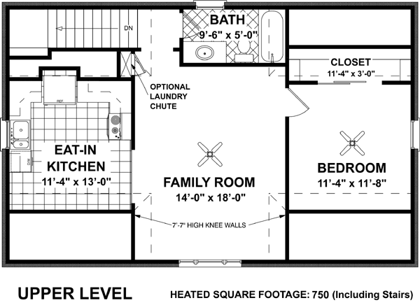 Garage Plan 93471 - 3 Car Garage Apartment Level Two