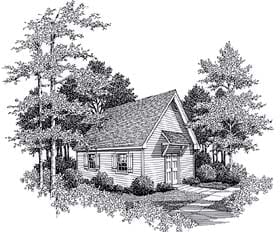 Plan 93474 - 414 Square Feet